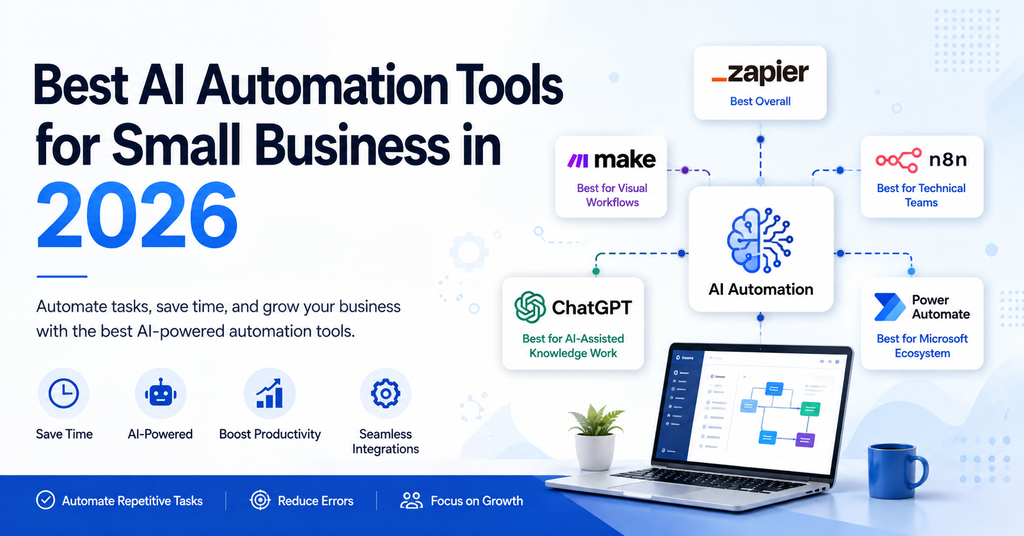 Best AI automation tools for small business