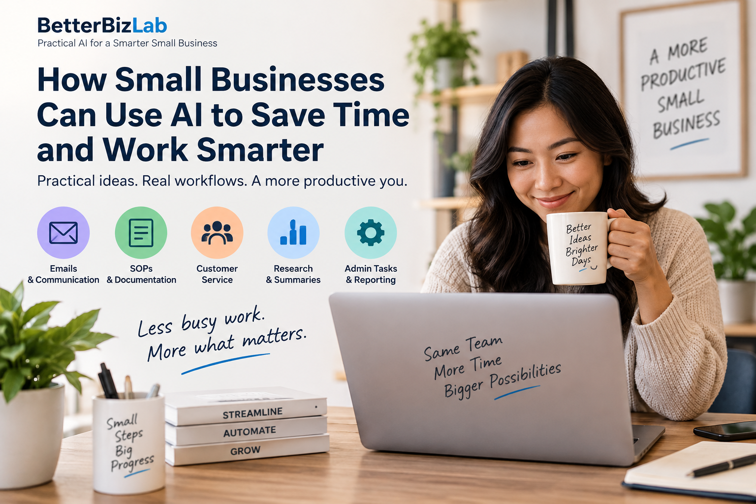 How Small Businesses Can Use AI to Save Time and Work Smarter