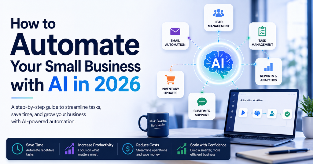 How to automate small business with AI