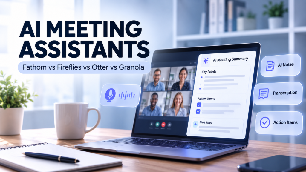 Best AI Meeting Assistants for Small Business in 2026: Fathom vs Fireflies vs Otter vs Granola