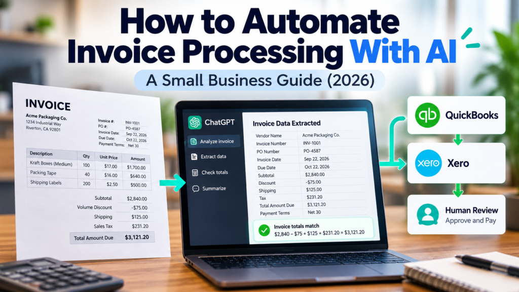How to Automate Invoice Processing With AI: A Small Business Guide